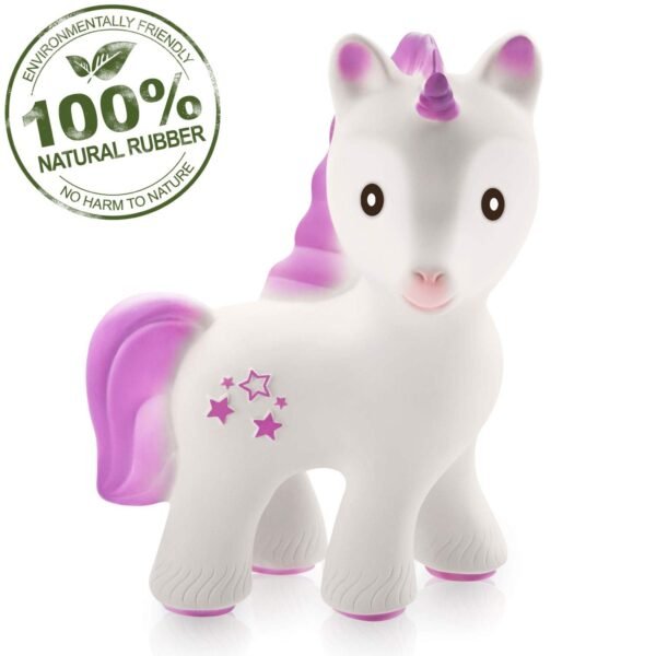 caaocho Baby Teething Toys - Mira The Unicorn Teethers for Babies BPA
