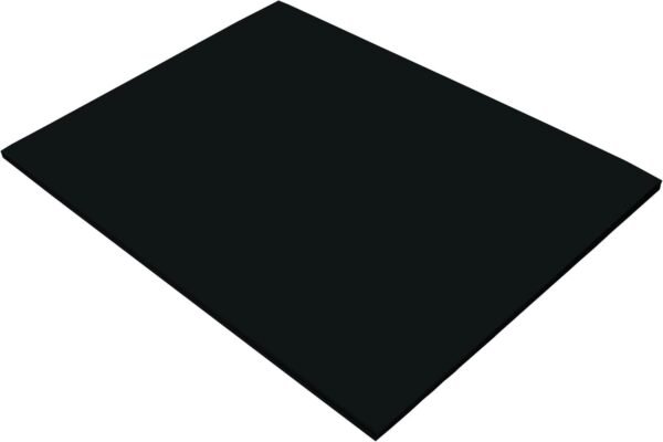 Riverside 3D Construction Paper, Black, 18 x 24, 50 Sheets