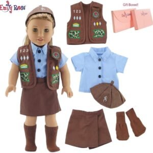 Emily Rose 18 Inch Doll Clothes for American Girl Dolls Doll Brownie