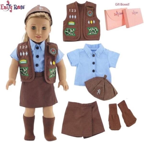Emily Rose 18 Inch Doll Clothes for American Girl Dolls Doll Brownie