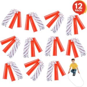 ArtCreativity 84 Inch Nylon Ropes for Kids - Pack of 12 -