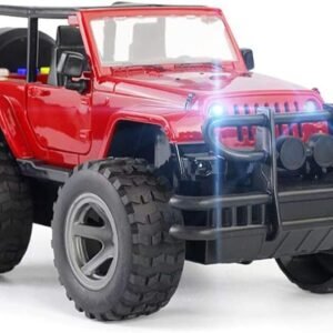 YesToys Car Toy Off-Road Military Fighter Friction Powered Toy Vehicle with Fun