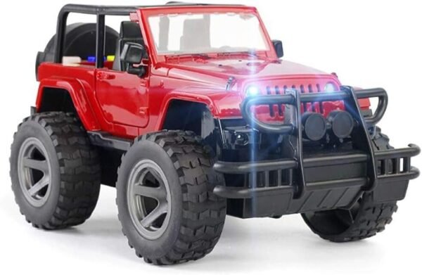 YesToys Car Toy Off-Road Military Fighter Friction Powered Toy Vehicle with Fun