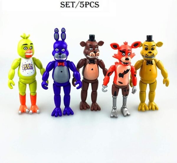 Inspired by Five Nights at Freddys Set 5 pcs, 6 inches