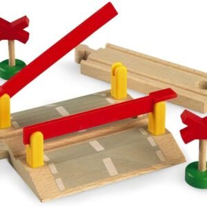 BRIO World - 33388 Railway Crossing 4 Piece Toy Train Accessory for