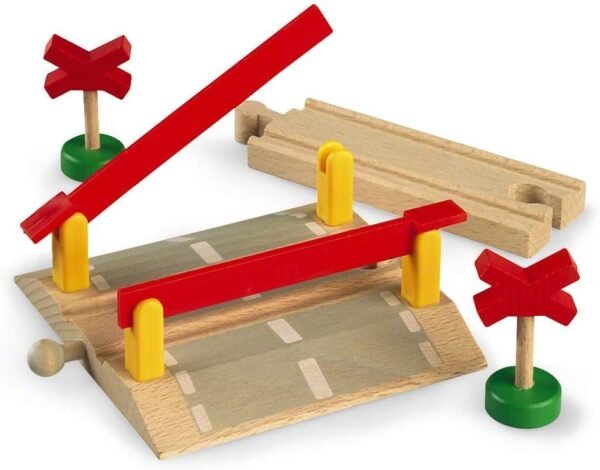 BRIO World - 33388 Railway Crossing 4 Piece Toy Train Accessory for