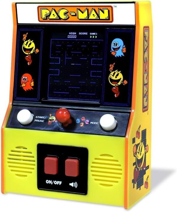 Basic Fun Arcade Classics - Pac-Man Color LCD Retro Mini Arcade Game