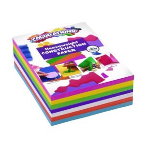 Colorations BRITESTK Bright Construction Paper Smart Pack Multicolor Variety Pack Classroom Supplies