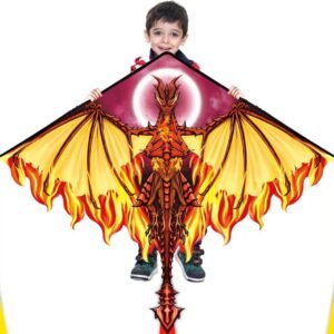 Mints Colorful Life Dragon Kite for Kids Adults, Easy to Fly Best