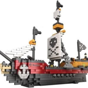 Rikuzo Pirate Ship Model Building Block Set 780pcs - Mini Micro Blocks