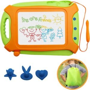 Wellchild Magnetic Drawing Board for Toddlers,Travel Size Toddlers Toys A Etch Toddler
