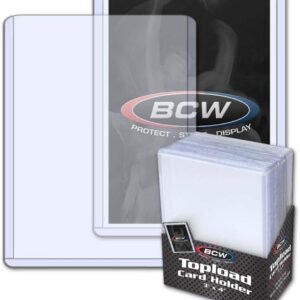 BCW 25 Brand Trading Card Toploaders - Rigid Plastic Sleeves - TCSVTH