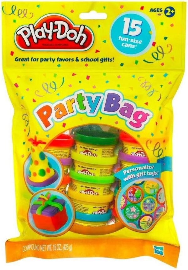 Play-Doh Party Bag Dough, 15 Count assorted colors Kit Toy