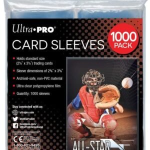 Ultra Pro Clear Card Sleeves for Standard Trading Cards Kit