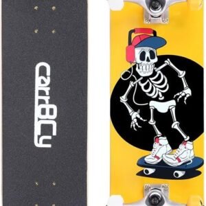 Idea Skateboards,31X 8 Pro Complete Skateboard, 7 Layer Canadian Maple Skateboard Deck