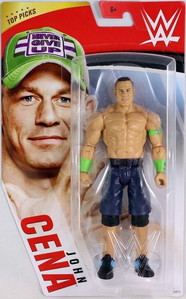 WWE Top Picks 6-inch Action Figures with Articulation & Life-Like Detail, John
