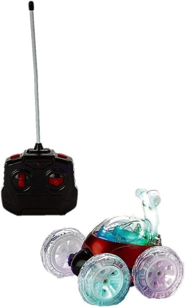Mindscope Turbo Twisters RED 27 MHz Bright LED Light Up Stunt RC