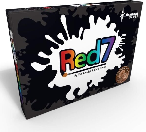 Asmadi Games ASI-0050 Red7 Card Game Kit Toy Fun Kids