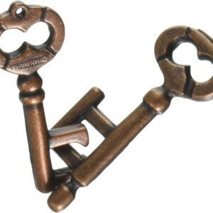 KEY Hanayama Cast Metal Brain Teaser Puzzle Level 1 Kit
