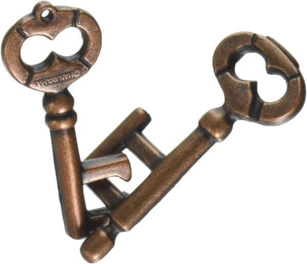 KEY Hanayama Cast Metal Brain Teaser Puzzle Level 1 Kit