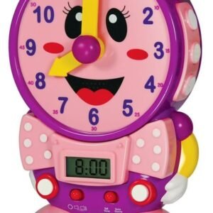 The Learning Journey Telly The Teaching Time Clock Pink - Electronic Analog