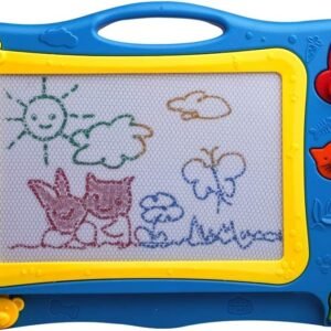 ikidsislands IKS77B Travel Size Color Magnetic Drawing Board for Kids, Doodle Board