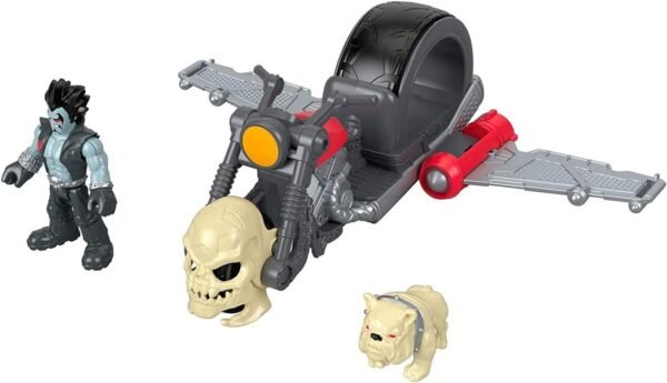 Fisher-Price Imaginext DC Super Friends Lobo Figure & Motorcycle,Multi Kit