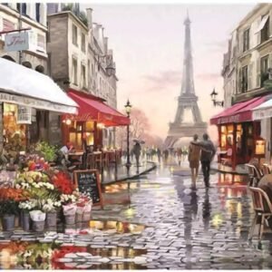 Puzzles for Adults Jigsaw Puzzles 1000 Pieces for Adults Kids Paris Flower
