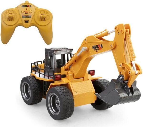 Huina 2.4Ghz Radio Control Alloy 6 Channel 4 Wheel Excavator Remote Control