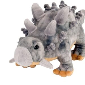 Wild Republic Ankylosaurus Plush, Dinosaur Stuffed Animal, Plush Toy, Gifts For Kids,