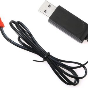 Maxmoral 3.7V USB Charging Cable JST Plug Lithium Battery Charger for RC