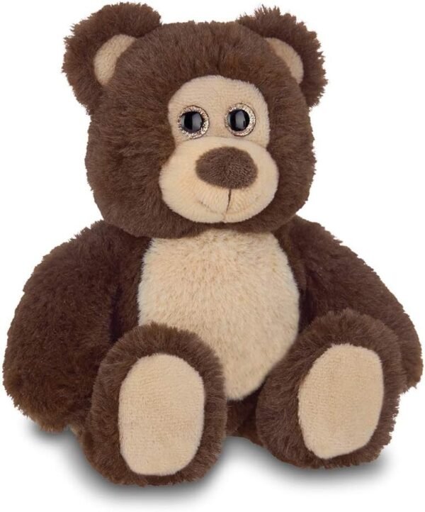 Bearington Lil Beau Small Chocolate Brown Plush Stuffed Animal Teddy Bear, 7