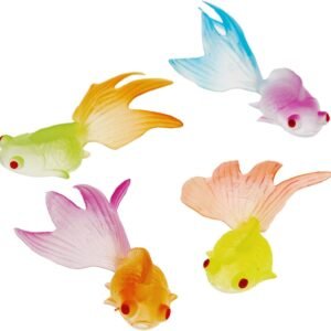 US Toy Glow in The Dark Goldfish Party Accessory 12 Count