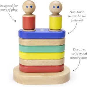 11 Piece Tegu Magnetic Floating Stacker Building Block Set, Big Top