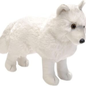 Wild Republic Arctic Wolf Plush, Stuffed Animal, Plush Toy, Gifts for Kids,