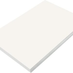 SunWorks Construction Paper, White, 12 x 18, 100 Sheets Kit