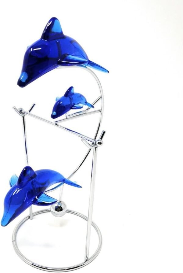 THY COLLECTIBLES Cute Dolphin Desk Toy Physical Swing Lucky Toy Executive Simple