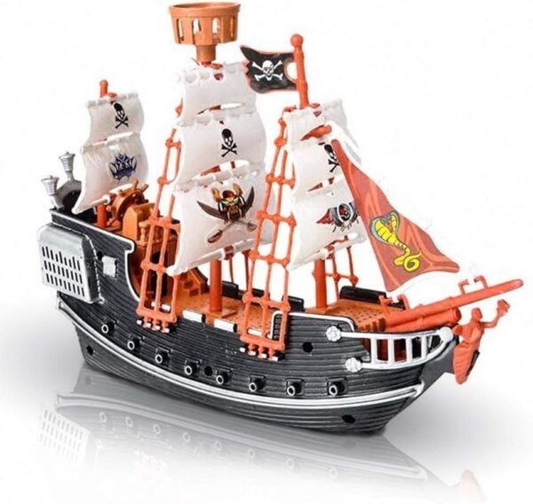 ArtCreativity 10 Inch Pirate Boat - Detailed Pirate Ship Playset - Fun