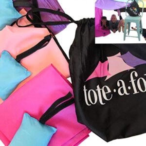 TOTE A FORT Blanket Fort Kit for Kids, The Original, Kids Fort,