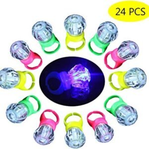 Extpro Light Up Rings Led Finger Rings Glow in The Dark Blinking