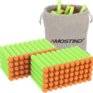AMOSTING Refill Darts 100PCS Bullet for Nerf N-Strike Elite Zombie Strike Rebelle