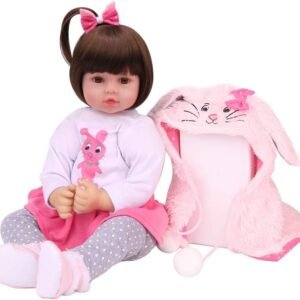 CHAREX Lifelike Reborn Baby Dolls, 18 inches Realistic Weighted Reborn Baby Girl