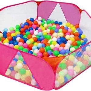LOJETON Kids Pop Up Ball Pit Pool, Baby Playpen Play Tent with