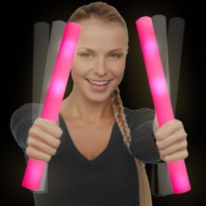 Fun Central 12 Pack - LED Supreme Foam Stick Baton Bulk -