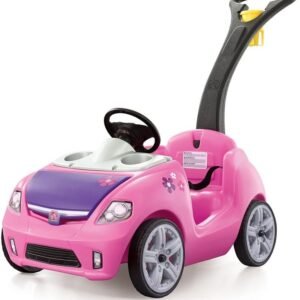 Step2 Whisper Ride II Ride On Push Car, Pink Kit