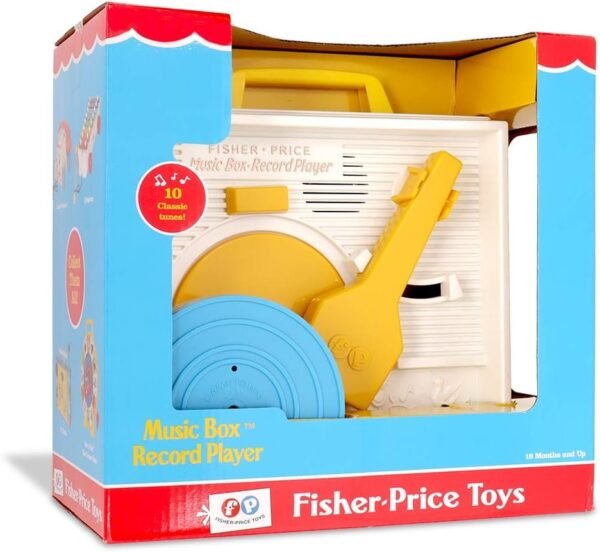 Fisher Price Classic Toys - Retro Music Box Record Player - Great