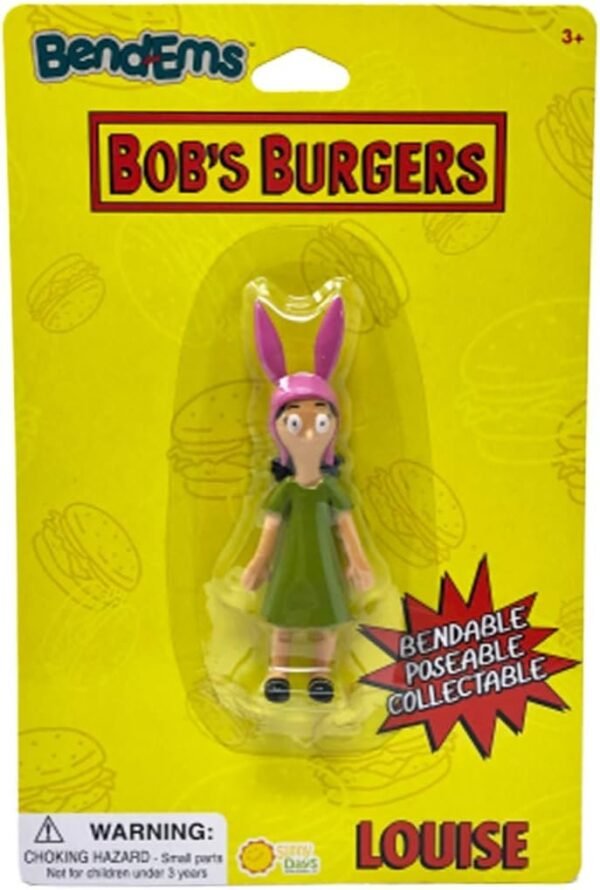 Sunny Days Entertainment BendEms Collectible Posable Action Figure - Bobs Burgers -