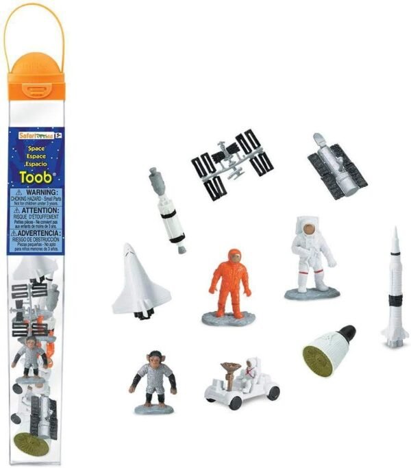 Safari Ltd Space TOOB With 10 Out Of-This-World Toy Figurines, Including 2