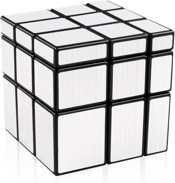D-FantiX Shengshou Mirror Cube 3x3 Speed Cube 3x3x3 Mirror Blocks Shaped Puzzle