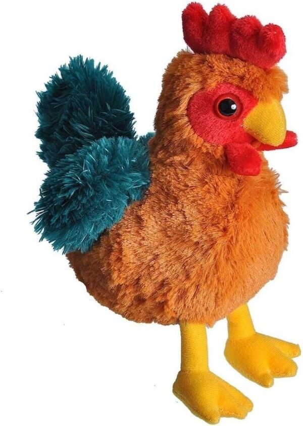 Wild Republic Rooster Plush, Stuffed Animal, Plush Toy, Gifts for Kids, HugEms